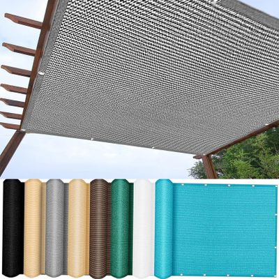 Balcony Privacy Screen Cover, 1.4 x 6.5 m, Gray