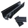 Heavy-Duty Resin Drainage Channel Cover, Non-Slip U-Channel Grate view 1