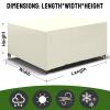 Waterproof 80 x 80 x 80 cm Outdoor Furniture Cover, 420D Oxford Fabric view 2