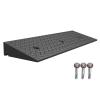 Rubber Curb Ramp, Portable Threshold Ramp for Doors, Steps and Driveways, 8 cm High view 1