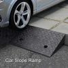 Rubber Curb Ramp, Portable Threshold Ramp for Doors, Steps and Driveways, 8 cm High view 2