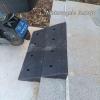 Rubber Curb Ramp, Portable Threshold Ramp for Doors, Steps and Driveways, 8 cm High view 3