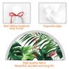 Tassel Christmas Tree Skirt with Tropical Leaves, 121.9 cm view 4