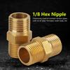 ANKROYU 20-Piece Brass Hex Nipple Set, 1/8" BSP Male Threads view 3