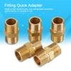 ANKROYU 20-Piece Brass Hex Nipple Set, 1/8" BSP Male Threads view 4