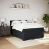 ShGaxin Box Spring Bed with Mattress, Black, 140 x 190 cm, Velvet - 3286314 view 3