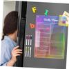 CAXUSD Erasable Magnetic Weekly Calendar Board for Refrigerator view 2