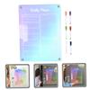 CAXUSD Erasable Magnetic Weekly Calendar Board for Refrigerator view 4