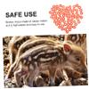 Supvox 300-Piece Rubber Rings for Pigs, Sheep, and Cattle, Elastic Tail Docking Rings for Veterinary Use, Orange view 4