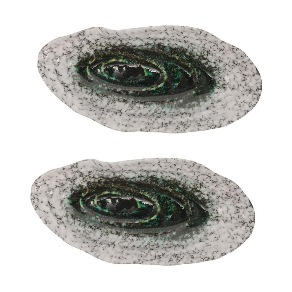 BESPORTBLE 2-Piece Ceramic Water Feeders for Butterflies and Bees, Outdoor Garden Decor