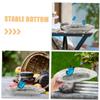 BESPORTBLE 2-Piece Ceramic Water Feeders for Butterflies and Bees, Outdoor Garden Decor view 4