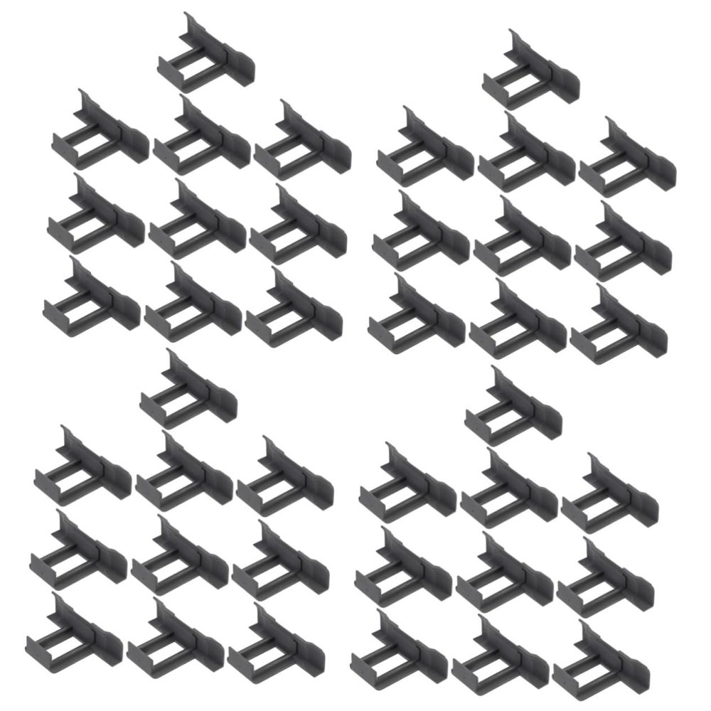 BESPORTBLE Solar Panel Drainage Clips, 40-Piece Photovoltaic Panel Water Drainage Clamp Set