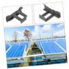 BESPORTBLE Solar Panel Drainage Clips, 40-Piece Photovoltaic Panel Water Drainage Clamp Set view 3