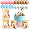 JeVenis Gender Reveal Cake Decorations – Boy or Girl Party Decor view 1
