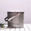 1 L Stainless Steel Ice Bucket with Handles, Silver view 4