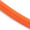 JWOO Self-Closing PET Braided Cable Sleeve, Orange, 8 mm x 2 m view 1