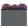 NQJIBUE WPC Raised Garden Bed 150 x 50 x 91 cm, Gray view 2