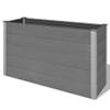NQJIBUE WPC Raised Garden Bed 150 x 50 x 91 cm, Gray view 3
