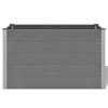 NQJIBUE WPC Raised Garden Bed 150 x 50 x 91 cm, Gray view 4