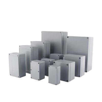 AIRUIXI Aluminum Junction Box, IP67, Die-Cast Aluminum, Outdoor, Sealed Electronics Enclosure (FA2-2, 135 x 85 x 56 mm)