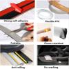 1 m Self-Adhesive Floor Cable Cover, Flat Cable Protector, White view 3