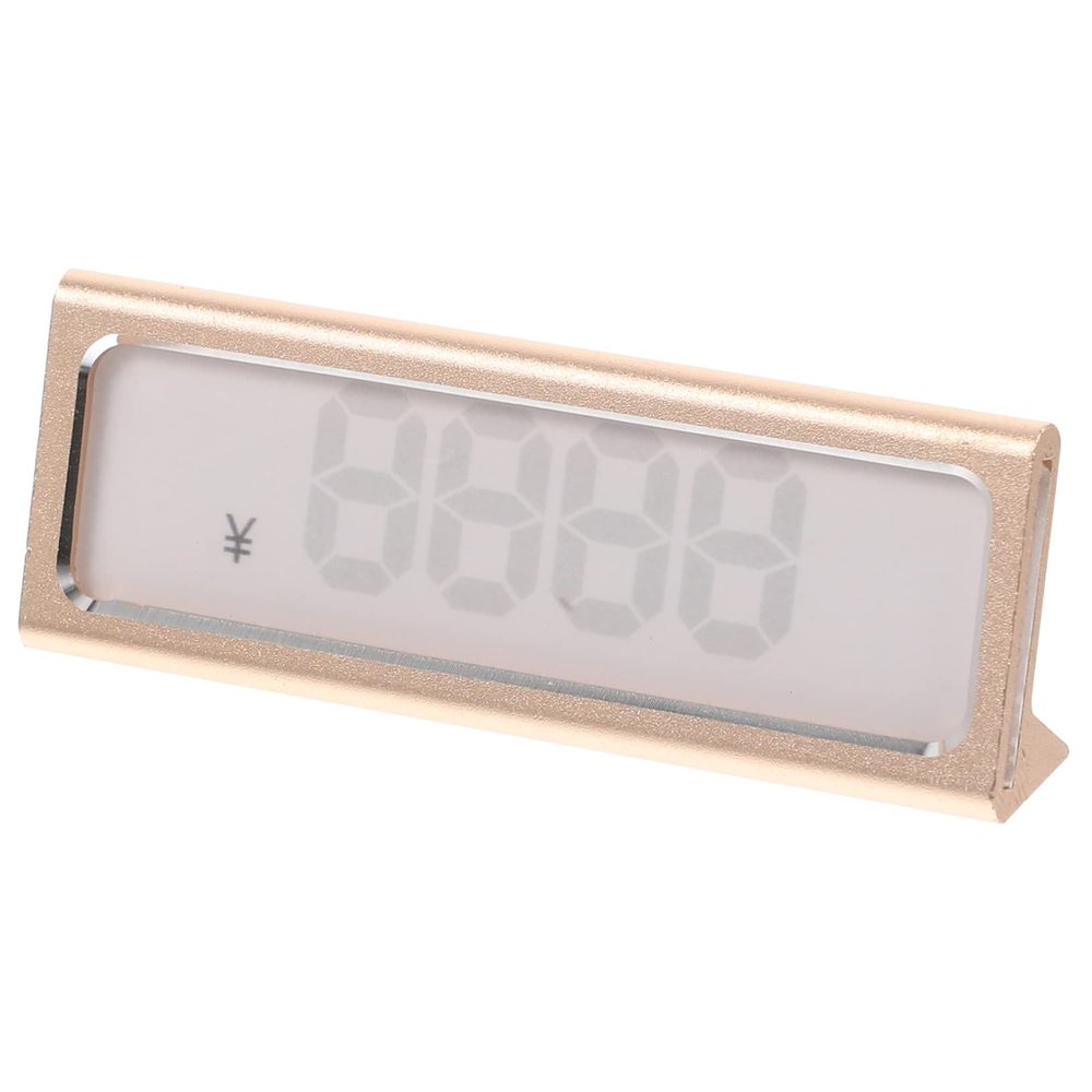 Gold Aluminum Alloy Price Tag Holder