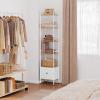 WOLTU 5-Tier Bookshelf with Drawer and Metal Frame view 3