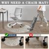 JaevKwzy Gaming Chair Mat for Hard Floors and Carpets, 140 x 180 cm view 4