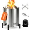 BALI OUTDOORS Tabletop Fire Pit, Small Smokeless Patio Fire Pit view 1