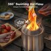 BALI OUTDOORS Tabletop Fire Pit, Small Smokeless Patio Fire Pit view 4