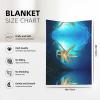 WOTDKG Marine Biology Flannel Fleece Throw Blanket, 76 x 102 cm view 3