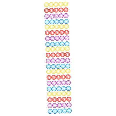 BCOATH 5 Sets Plastic Binding Discs for Notebooks, 20 Pieces per Set