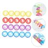 BCOATH 5 Sets Plastic Binding Discs for Notebooks, 20 Pieces per Set view 2