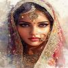 Paint by Numbers Woman from India, Beginner DIY Kit, 50 x 70 cm view 1