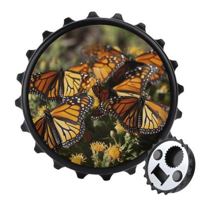 Multi-Purpose Bottle Opener, Monarch Butterflies, Magnetic Classic Bottle Opener