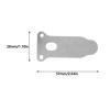 Generic Valve Plate for Air Compressor Cylinder, Cylinder Head, Air Pump Accessory, 1/2.5/3/4P, 48 x 62 mm view 2