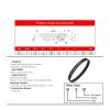 WKAIYUAN C-26 GT2 15 mm Closed-Loop Rubber Timing Belt for 3D Printers, 2GT-3000 mm view 2