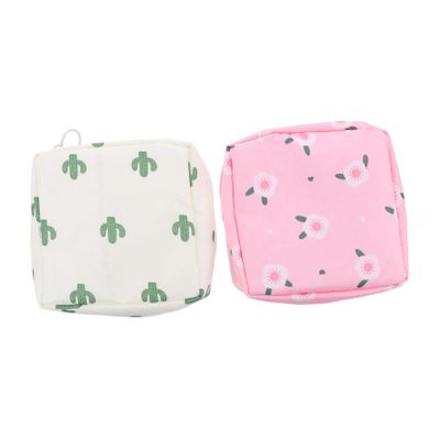 Portable Wash Bags, 2-Piece Oxford Fabric Set for Travel, White