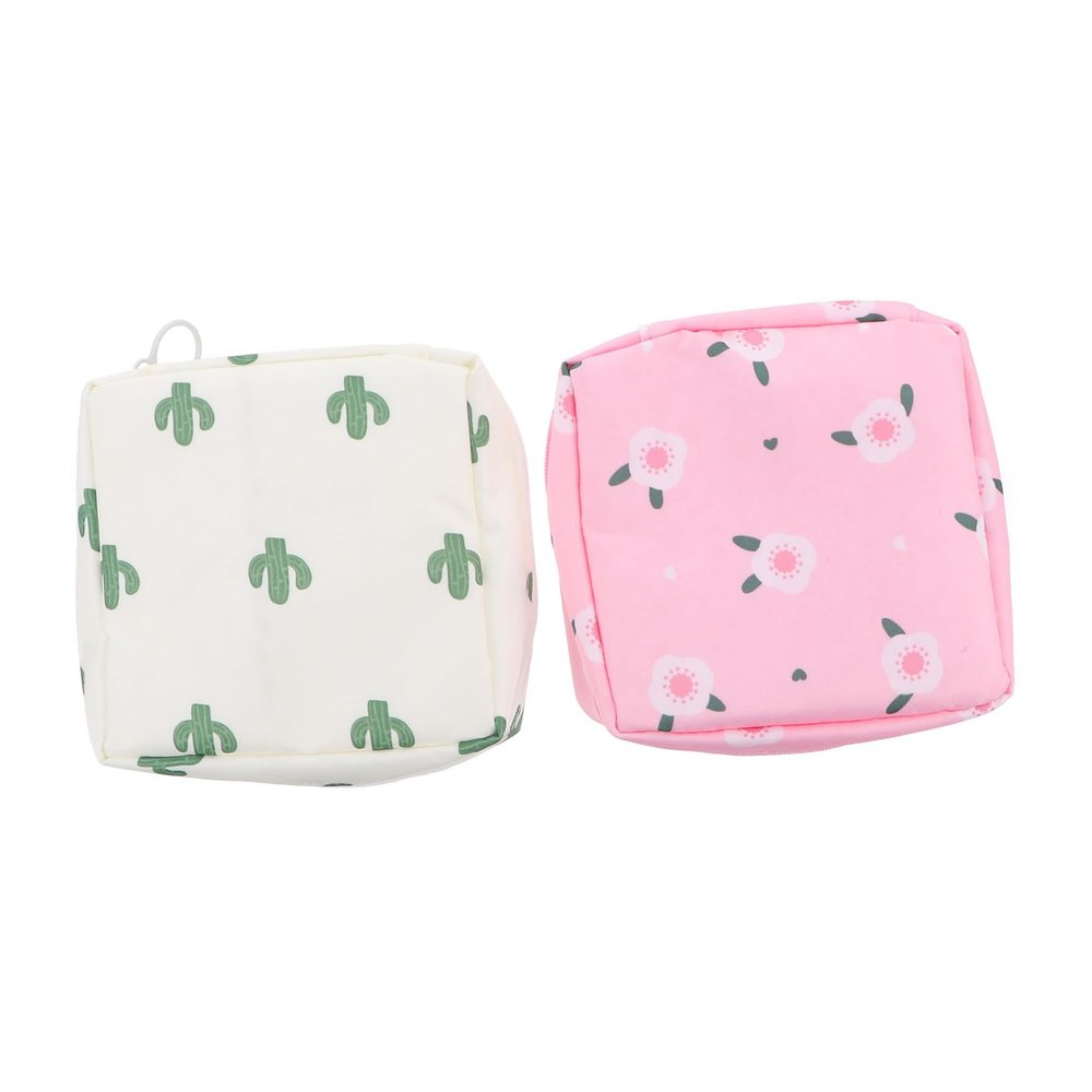 Portable Wash Bags, 2-Piece Oxford Fabric Set for Travel, White