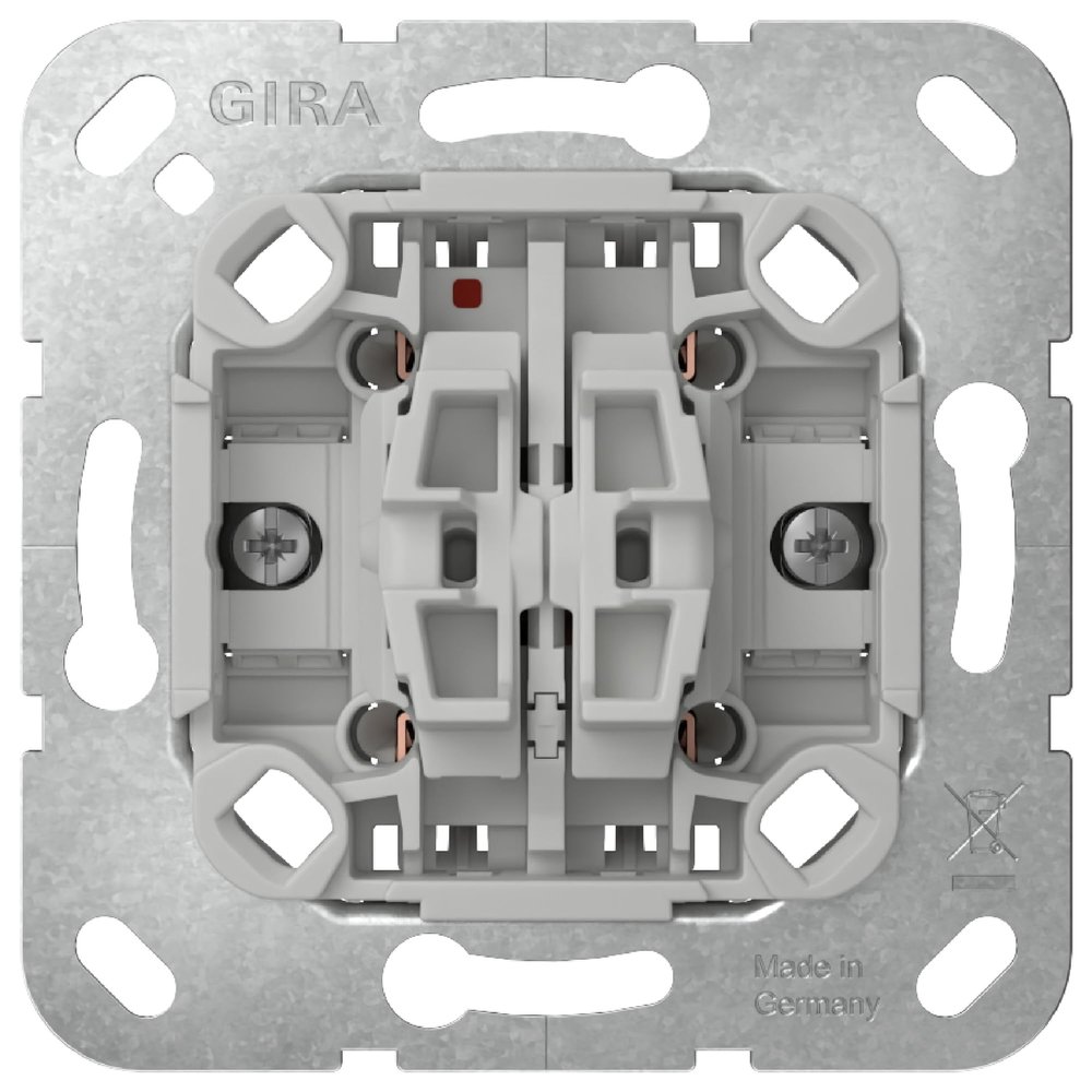 Gira 2-Gang Rocker Two-Way Switch Insert 310800