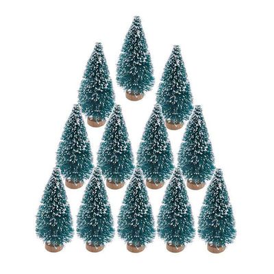 12-Piece Mini Christmas Tree Set