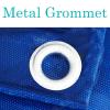 Robust, waterproof tarp with eyelets, blue view 4