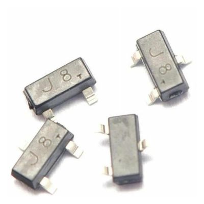 100-Piece S9018 J8 NPN SOT-23 SMD Transistor, 0.05 A/30 V, IINKUEYK