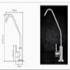 Drinking Water Filter Faucet, 360° Swivel, Compatible with Water Filtration and RO Systems, Oat view 4