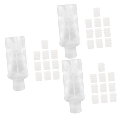 STOBOK 3-Piece Bottle Stopper Molds for Wine Bottles, DIY Epoxy Resin Crafting