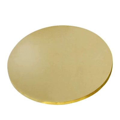 5-Piece H62 Brass Round Plates, 50 mm Diameter, 0.5 mm Thick