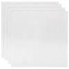 HESHUWEN Water-Soluble Embroidery Film, 4-Piece Set, Washable Stabilizer, Cold-Water-Soluble Film, 50 x 50 cm view 1
