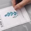 HESHUWEN Water-Soluble Embroidery Film, 4-Piece Set, Washable Stabilizer, Cold-Water-Soluble Film, 50 x 50 cm view 4