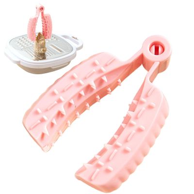 Rurunklee Vegetable Cutting Finger Guard, Fruit Slicer Guard, Non-Slip Food Cutting Finger Protector for Garlic and Lemon