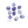 FOLODA 10-Piece Multicolor D10 Dice Set for RPGs and Tabletop Games view 3